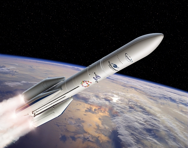 Illustration du lanceur Ariane 6.